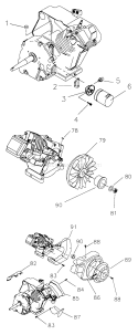 Page C Diagram and Parts List for 1189-0  Briggs and Stratton Generator